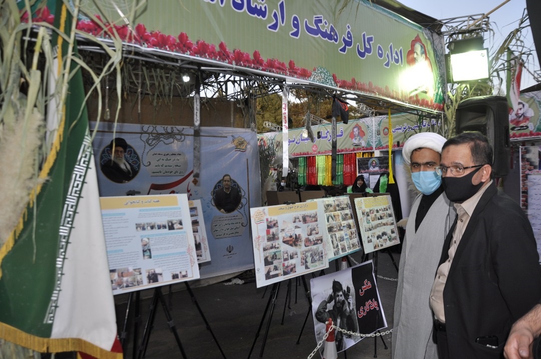 حضور ستاد هماهنگي کانون‌هاي فرهنگي هنري مساجد استان البرز در نمايشگاه اقتدار 40 سالگي دفاع مقدس